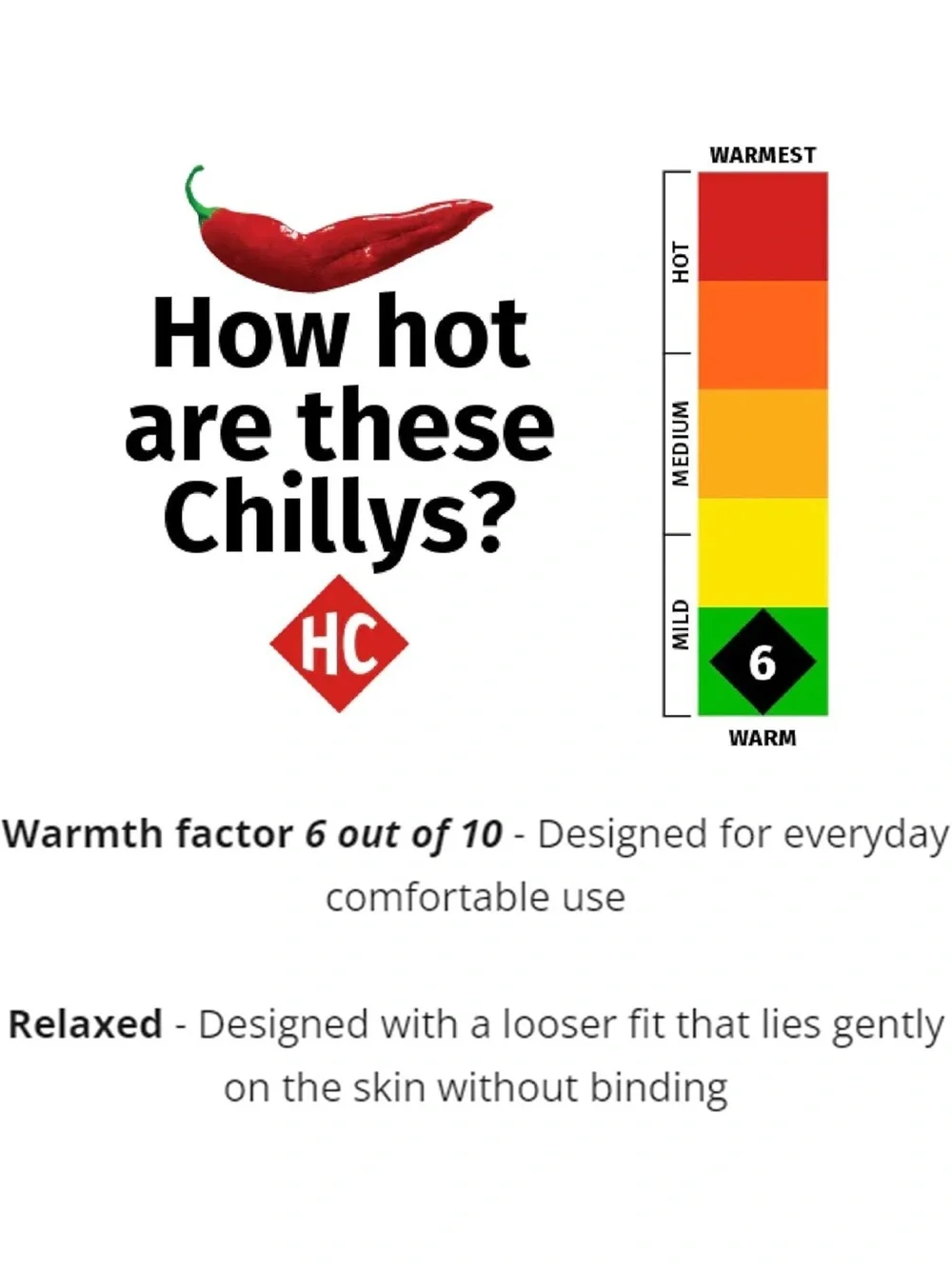 Hot Chillys moisture wicking